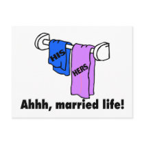 Ahhh Married Life postcards
