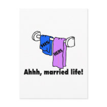 Ahhh Married Life postcards