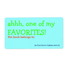 ahhh, one of my FAVORITES! Personalized Shipping Labels