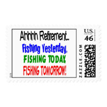 Ahhhh retirement fishing today.... postage by Theholidayshoppe Ahhhh retirement fishing today.... postage