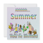 Ahhhh! Summer Invitation
