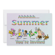Ahhhh! Summer Invitation