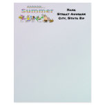 Ahhhh! Summer Letterhead
