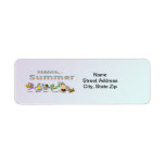 Ahhhh! Summer Return Address Label