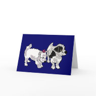 AHL- Cute Cartoon Pup Greeting/Notecards card