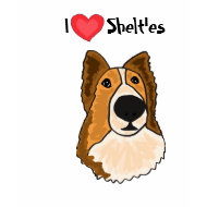 AHL- I love Shelties Shirt shirt