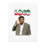 Ahmadinejad - Loco Postcard