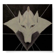Ahmook Shaman White Wolf posters by White_Dove_Designs Ahmook Shaman White Wolf posters
