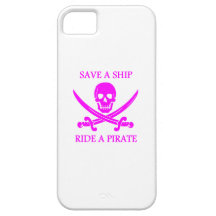Ahorre un paseo de la nave un pirata iPhone 5 cárcasas