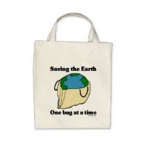 Ahorro del totebag de la tierra bolsas