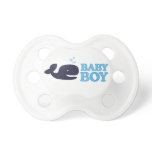 Ahoy Mate Navy Blue Whale Baby Pacifier