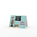 Ahoy Mate Thank You Card card