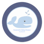 Ahoy Mate Whale Favor Stickers 3-inch