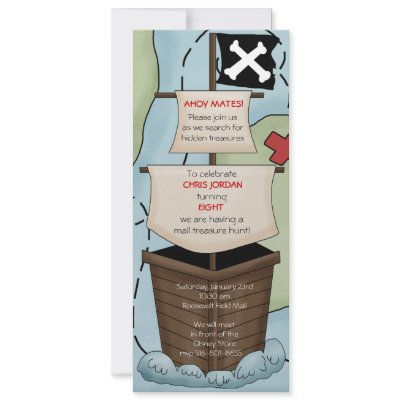 Ahoy Mates Invitation by PixiePrints