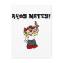 Ahoy Matey Girl Pirate Tshirts and Gifts Post Cards