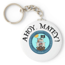 Ahoy Matey Key Fob Keychains