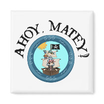 Ahoy Matey magnets by gotrum Ahoy Matey magnets