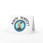 Ahoy Matey Notecard