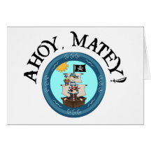 Ahoy Matey Notecard