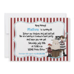 Ahoy Matey -Pirate birthday party invitation-r n w