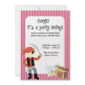 {ahoy, matey!} pirate party invitation invitation