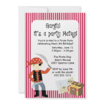 {ahoy, matey!} pirate party invitation