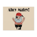 Ahoy Matey Pirate Postcards