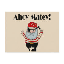 Ahoy Matey Pirate Postcards