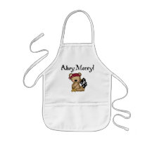 Ahoy Matey Teddy Bear Pirate Kids Apron