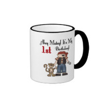 Ahoy Pirate First Birthday Tshirts and Gifts Coffee Mug