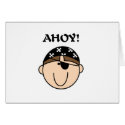 Ahoy Pirate Tshirts and Gifts card