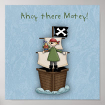 Ahoy There Matey Poster