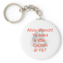 Ahoy wench key chains
