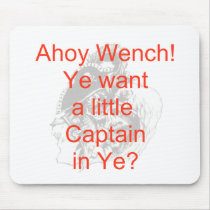 Ahoy wench mouse pad