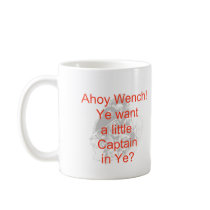 Ahoy wench coffee mug