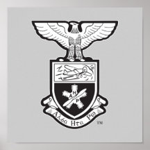 AHP Crest - B&W Poster