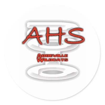 AHS Abbeville 2010 - Go WILDCATS! Sticker by ShowSchoolSpirit