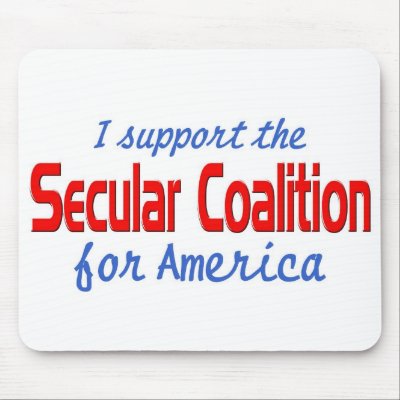 AHTEISM AND SECULAR COALITION MOUSE MATS by APOLITICAL_BITCH