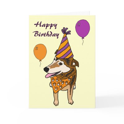 AI- Funny Pup Birthday card by inspirationrocks