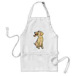 AI- Yellow Labrador Apron apron