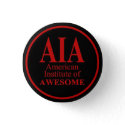 AIAwesome Pin Black/Red