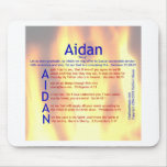 Aidan Acrostic Mouse Pads