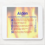 Aiden Acrostic Mousepad