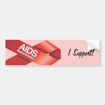 AIDS Awareness Bumper Sticker