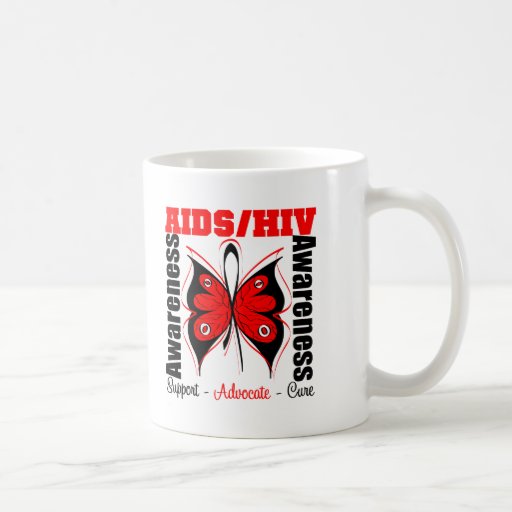 Aids Awareness Butterfly Mug