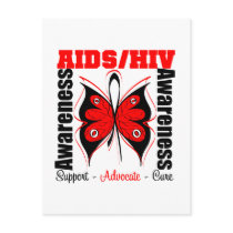 Aids Awareness Butterfly Post Cards