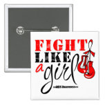 AIDS Awareness Fight Like a Girl buttons