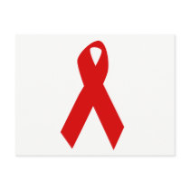 AIDS AWARENESS FLAG POSTCARDS