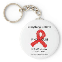 AIDS Awareness keychain