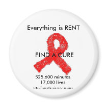 AIDS Awareness magnet
